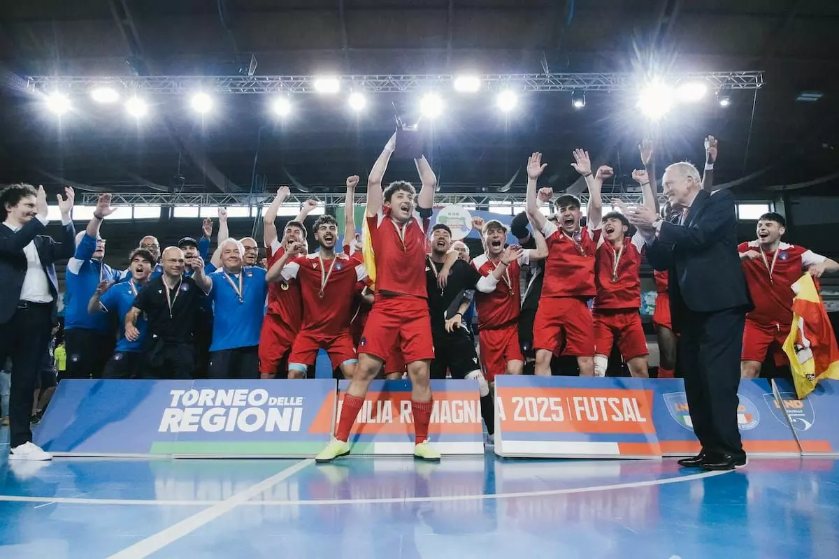 Torneo delle Regioni calcio a 5: festa Lazio, Piemonte VdA e Sicilia