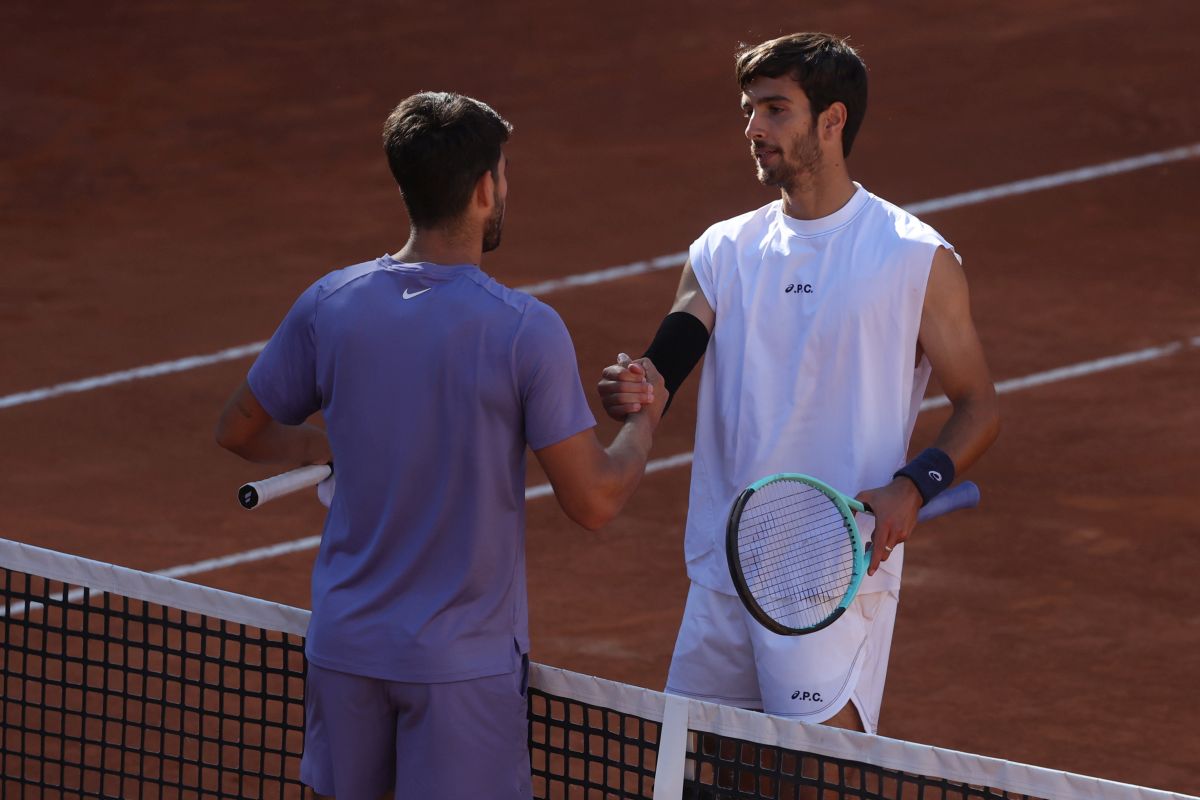 Musetti ko in semifinale a Roma contro Alcaraz