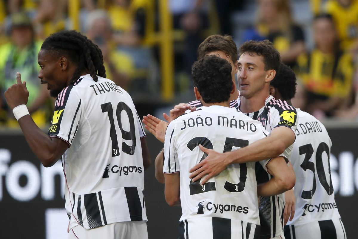 Segnali positivi per la Juve, 2-1 contro il Borussia Dortmund