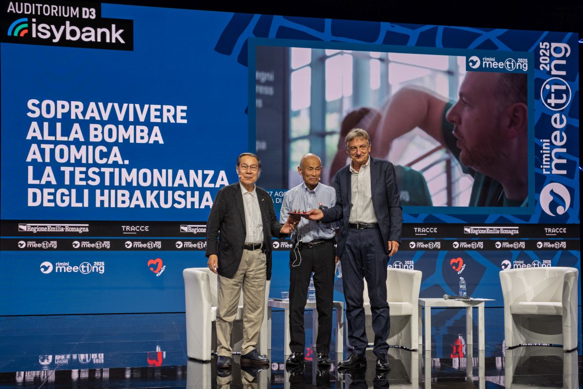 Al Meeting le voci degli “Hibakusha” 80 anni dopo le bombe atomiche