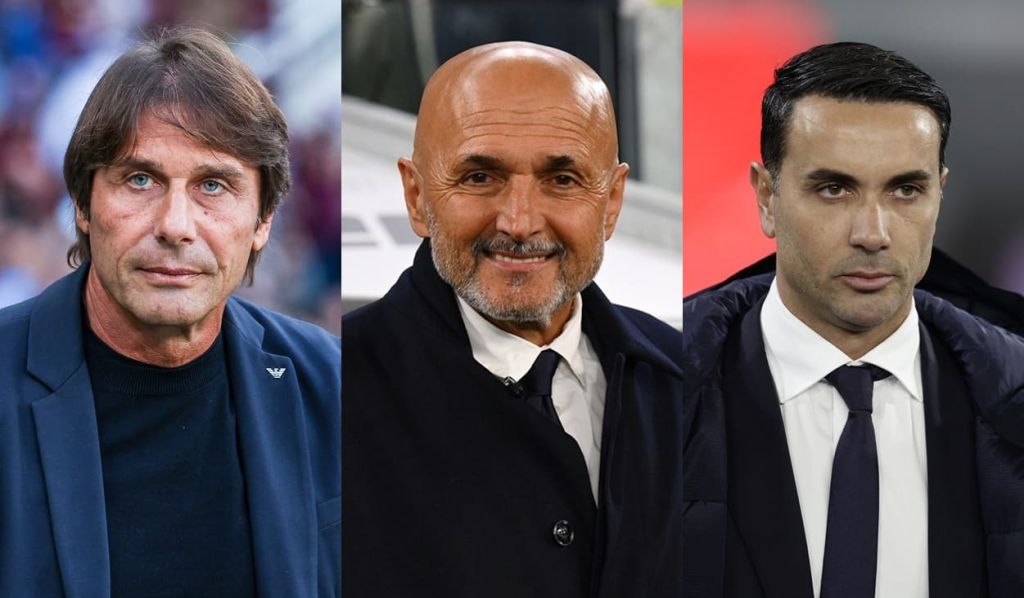 Conte, Spalletti e Palladino gli allenatori più citati da Radio e Tv