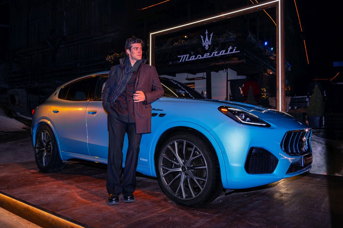 Maserati protagonista a Cortina tra lusso e scena internazionale