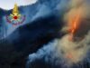 Incendio boschivo a Biagioni: operazioni spegnimento proseguite tutta la notte